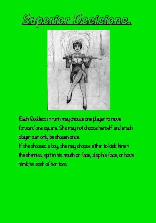 Girl Power! Action cards.