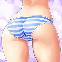 Shimapan(striped panties) hentai tease