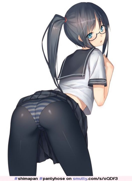 Shimapan(striped panties) hentai tease