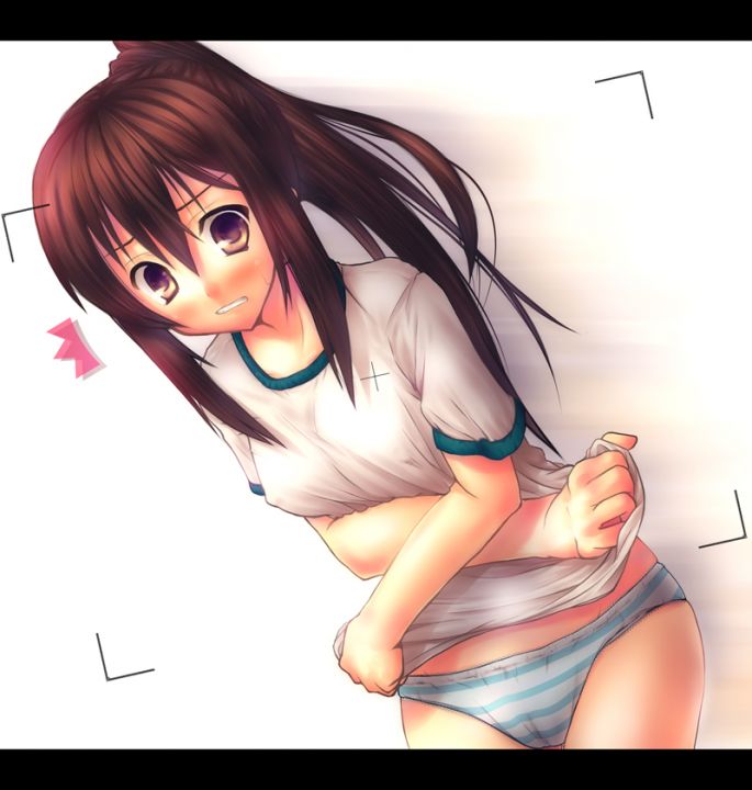 Shimapan(striped panties) hentai tease