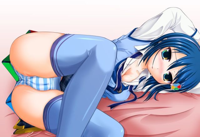 Shimapan(striped panties) hentai tease