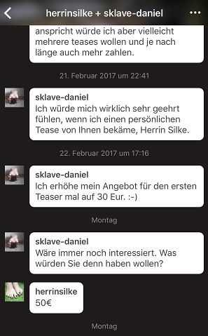 Erniedrigung eines Sklaven