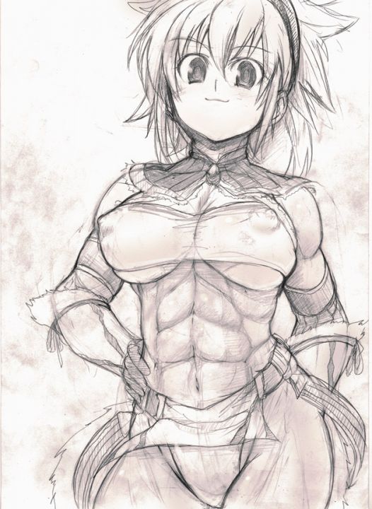 Muscular Hentai Endurance Tease