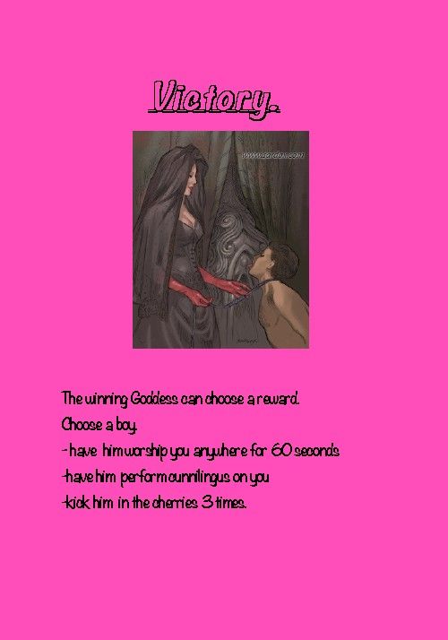 Girl Power! Action cards.