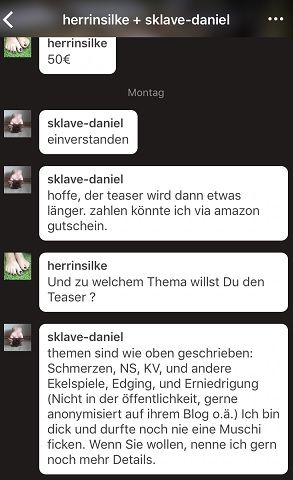 Erniedrigung eines Sklaven