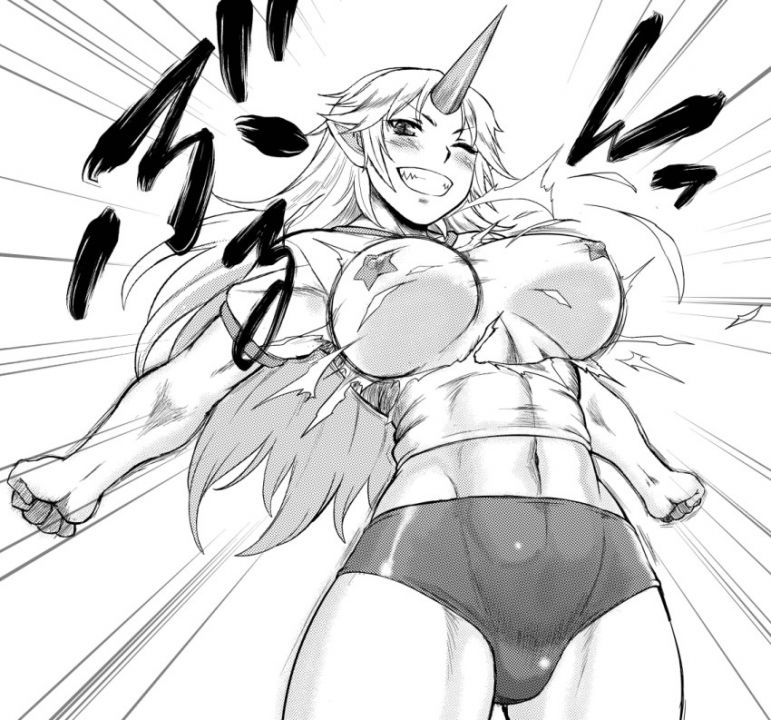 Muscular Hentai Endurance Tease