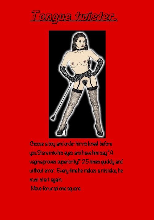 Girl Power! Action cards.