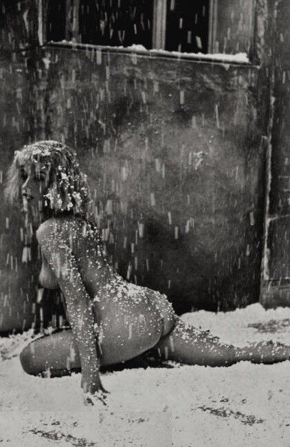 Winter tease for snow sluts