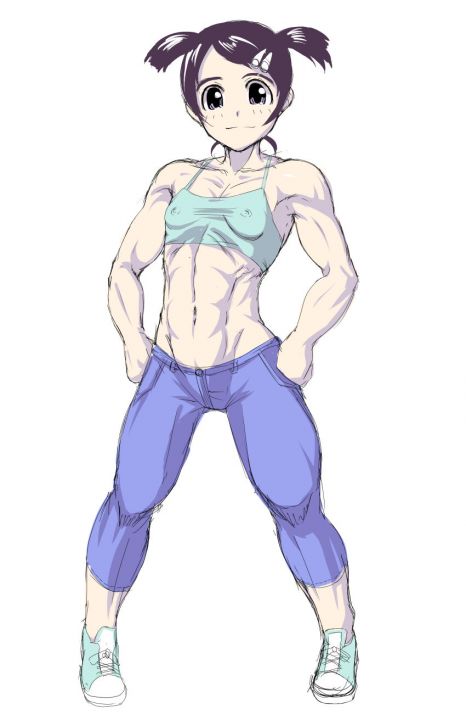 Muscular Hentai Endurance Tease