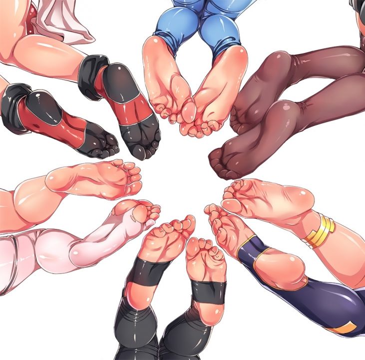 Non stop edging for feet