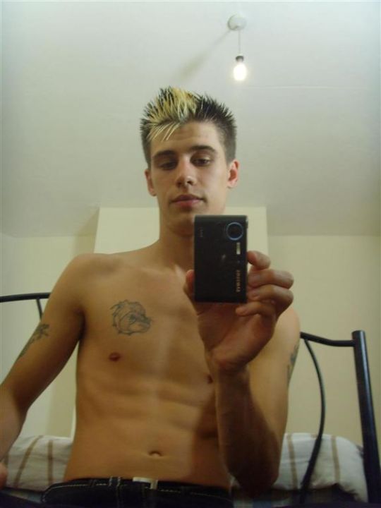 Your college roommate catches you wearing panties